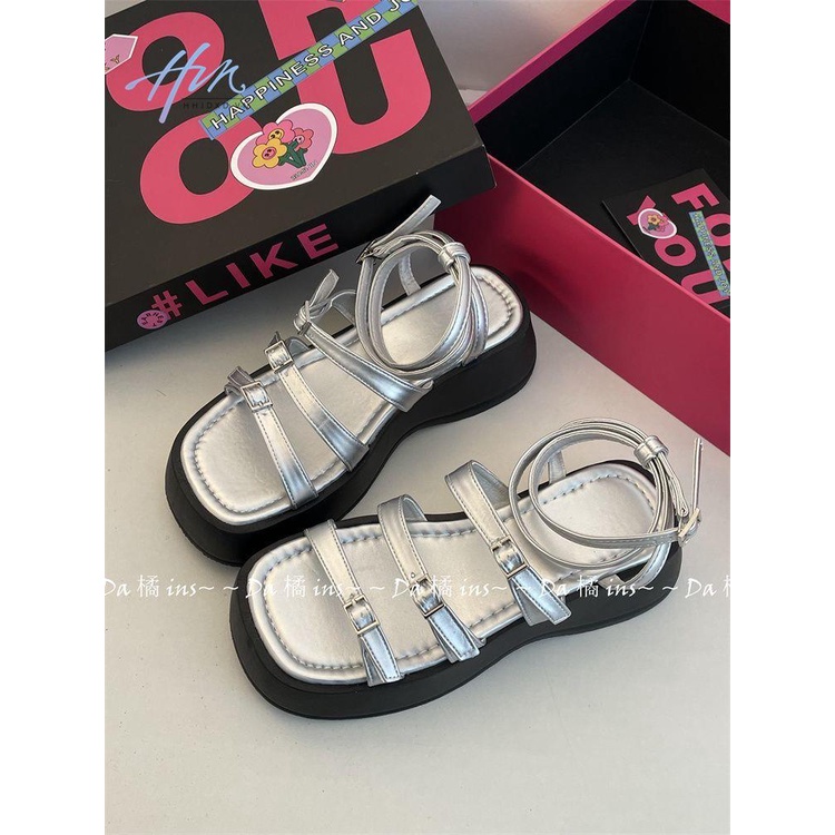 Giày Sandal Đế Dày Siêu Nhẹ Thoáng Khí Chống Trượt Thời Trang Mùa Hè 2023 Cho Nữ