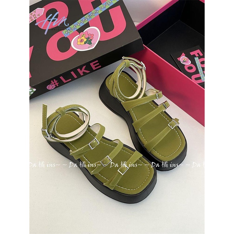 Giày Sandal Đế Dày Siêu Nhẹ Thoáng Khí Chống Trượt Thời Trang Mùa Hè 2023 Cho Nữ