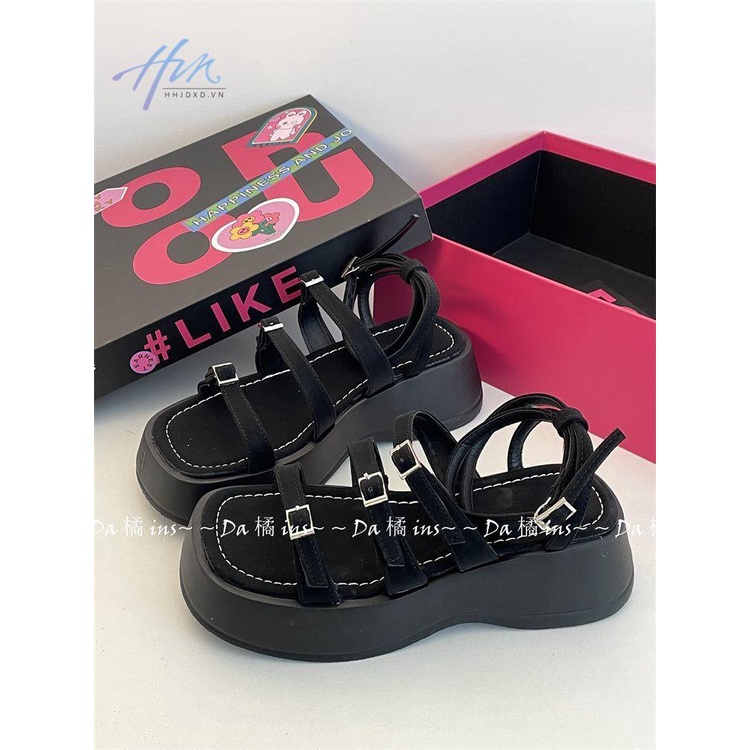 Giày Sandal Đế Dày Siêu Nhẹ Thoáng Khí Chống Trượt Thời Trang Mùa Hè 2023 Cho Nữ