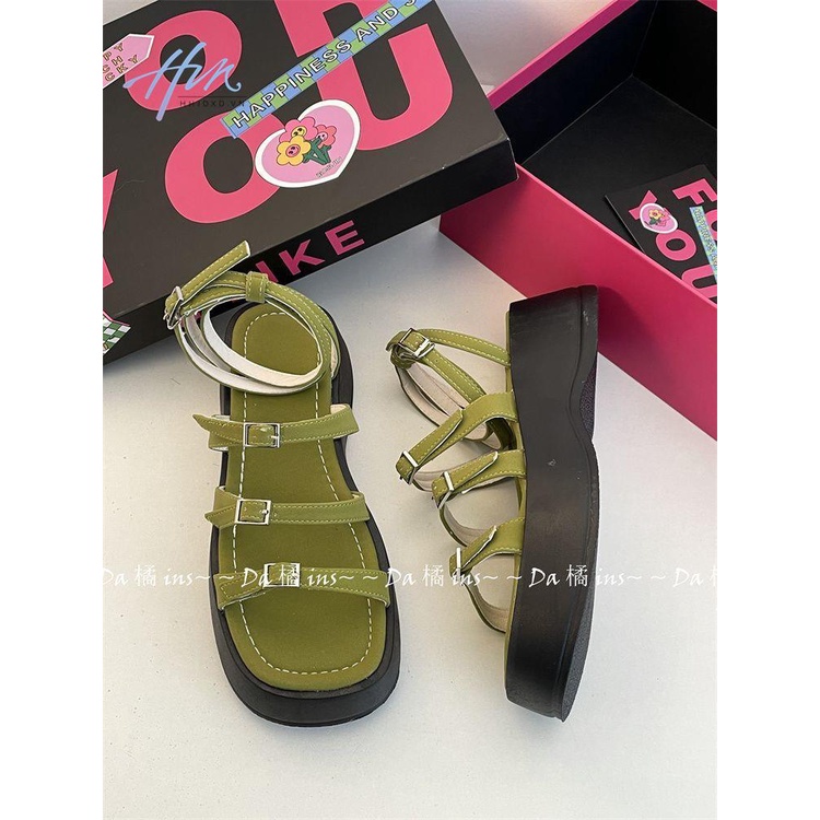 Giày Sandal Đế Dày Siêu Nhẹ Thoáng Khí Chống Trượt Thời Trang Mùa Hè 2023 Cho Nữ