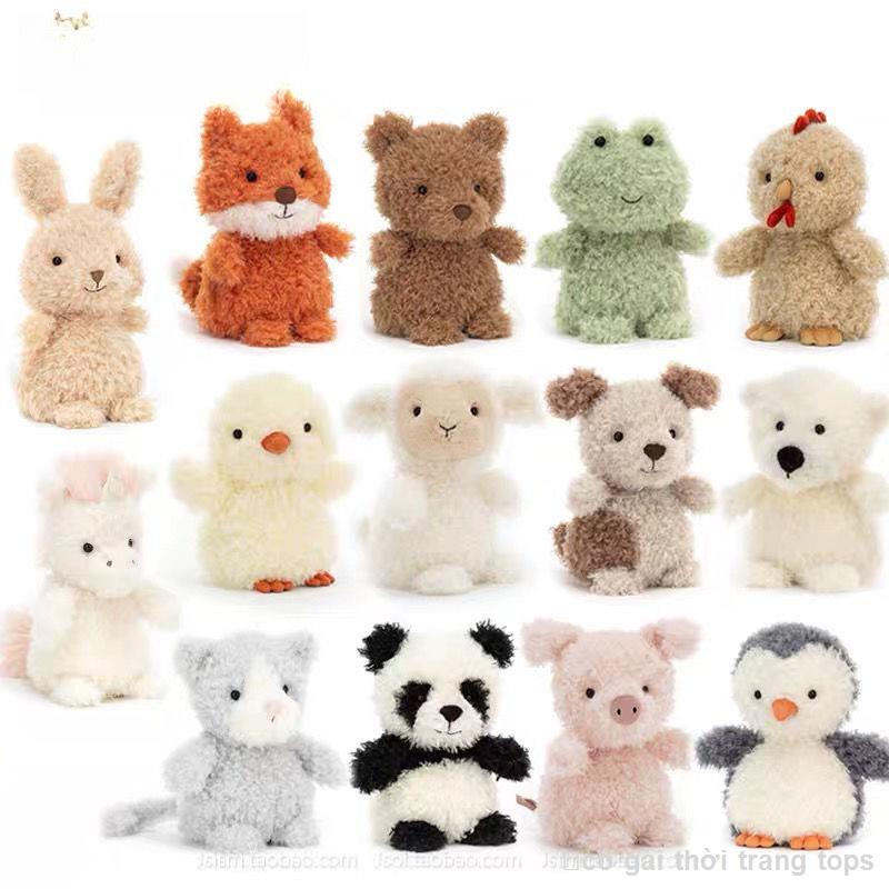 Jellycat Xoăn Cáo Gấu Trúc Đỏ Chân Ngắn Bé Búp Bê Sang Trọng Búp Bê Cho Bé Gái Quà Tặng Lễ Tình Nhân