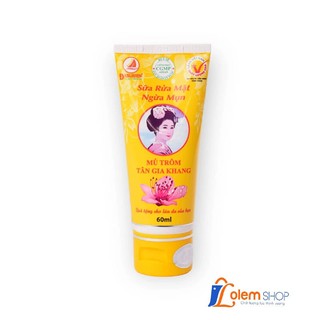 Sửa rửa mặt mủ trôm tân gia khang 60ml ngừa mụn