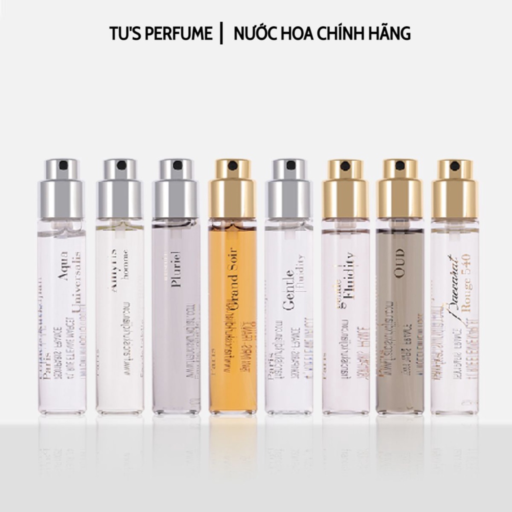 Nước Hoa Dung Tích 540 11ml Maison Francis Kurkdjian MFK (tách set)