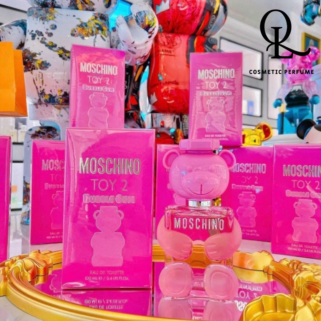Nước hoa gấu Moschino Bubble Gum/Toy 2/Toy Boy EDP 100ml