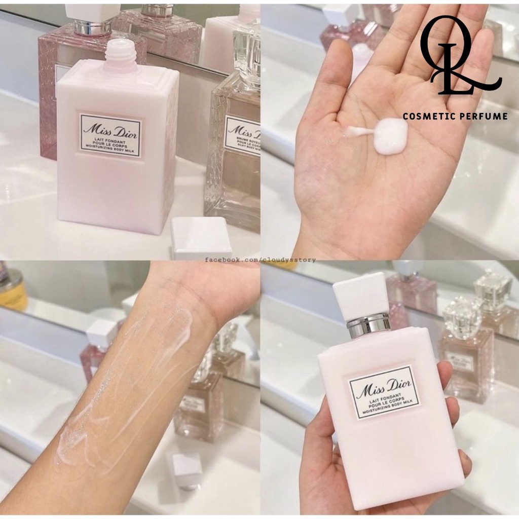 Dưỡng thể Lotion / sữa tắm hương nước hoa Miss Dior 200ml