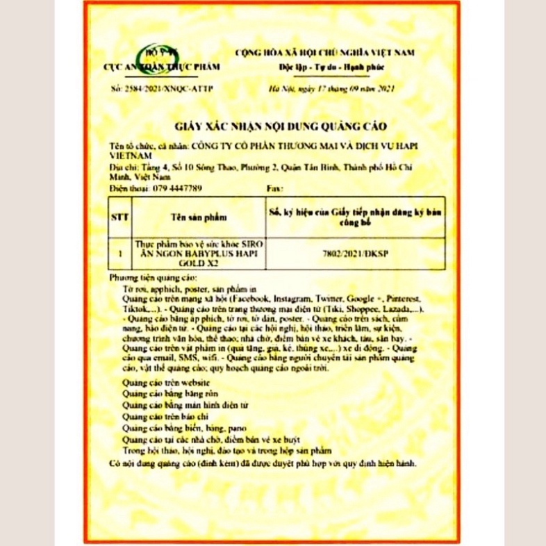 Siro Ăn Ngon BABY PLUS Giúp Trẻ Ngon Hấp Thụ Tốt,Tăng Sức Đề Kháng Cho Bé