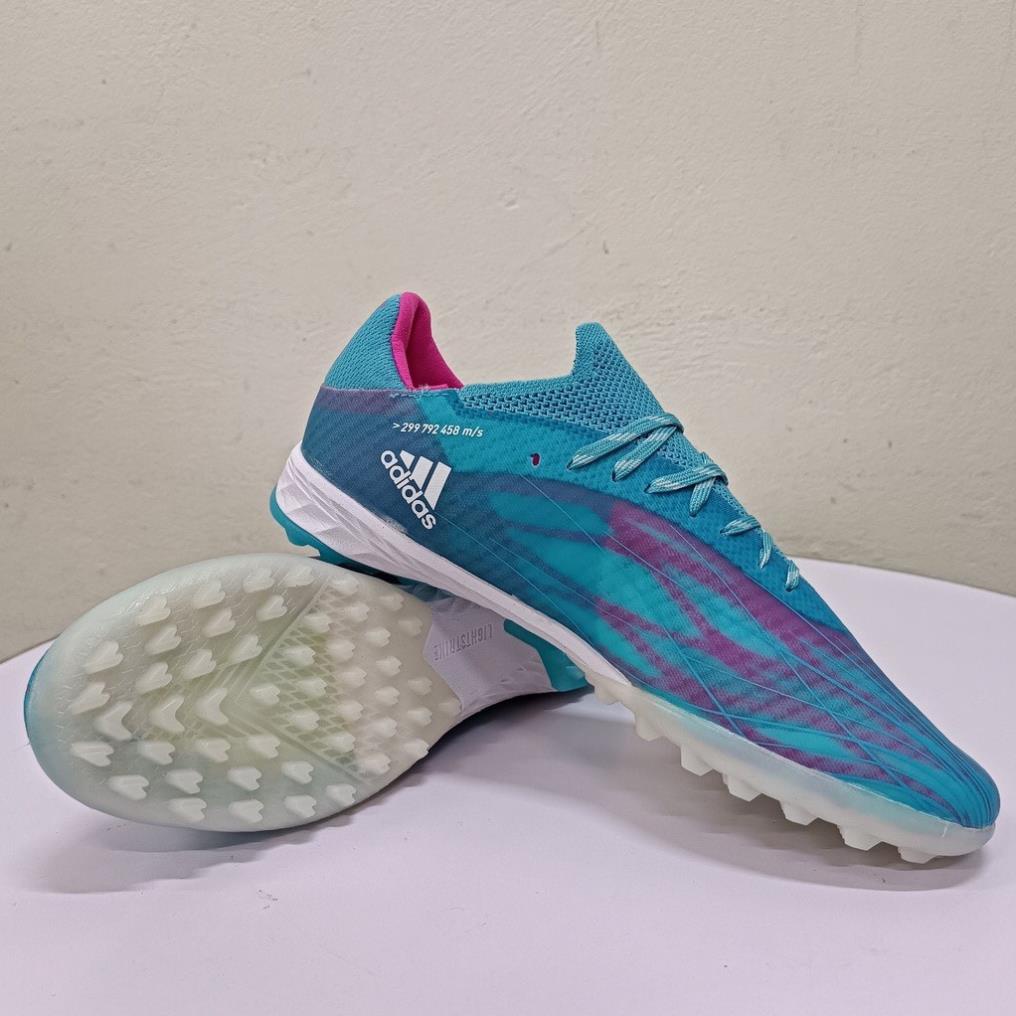 Giày Đá Bóng X Speedflow.1 TF Màu Xanh Sân Cỏ Nhân Tạo