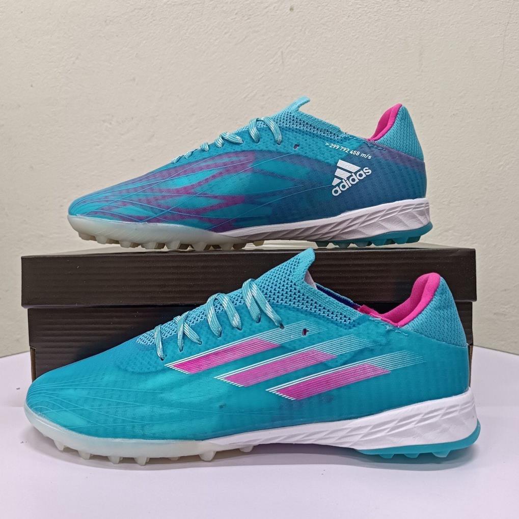 Giày Đá Bóng X Speedflow.1 TF Màu Xanh Sân Cỏ Nhân Tạo