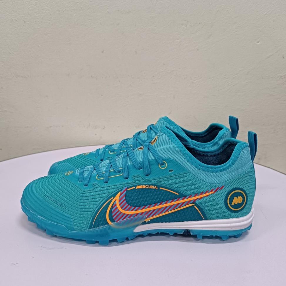 Giày Đá Bóng Mercurial Vapor 14 Pro TF Màu Xanh Sân Cỏ Nhân Tạo