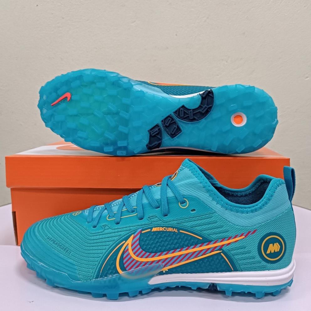 Giày Đá Bóng Mercurial Vapor 14 Pro TF Màu Xanh Sân Cỏ Nhân Tạo
