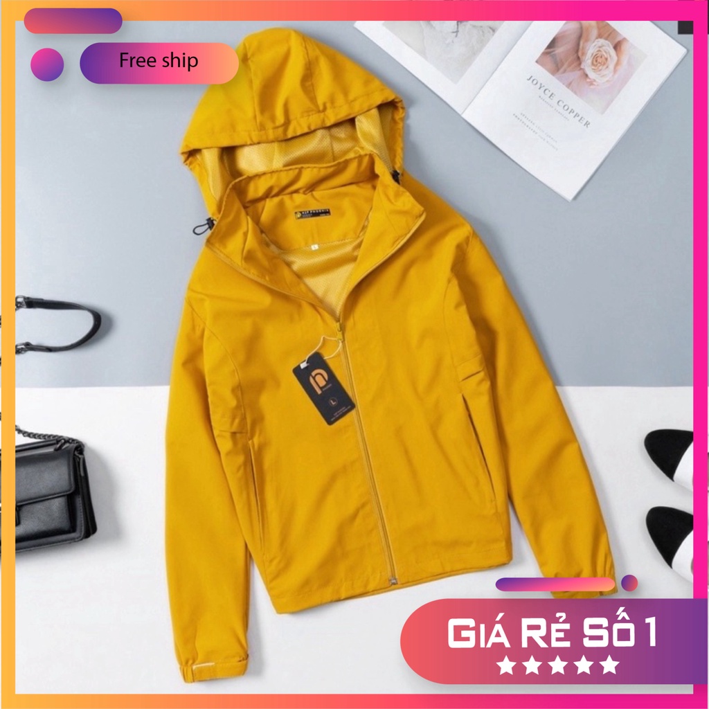 [Sale] Áo Khoác Gió Nữ 2 Lớp Cao Cấp Chống Nước Chống Nắng Mã 34 Khang Sports 18