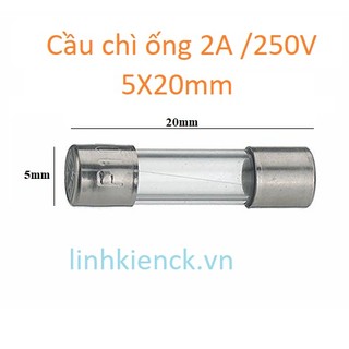 Cầu chì ống 2a /250v 5x20mm