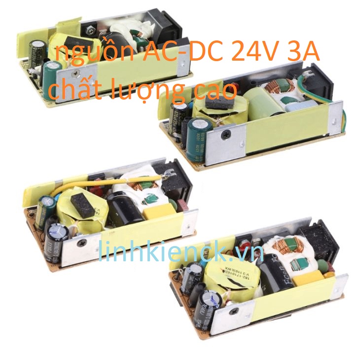 Bo mạch chuyển đổi nguồn điện AC 100-265v sang DC 24V 3A Không vỏ chất lượng cao