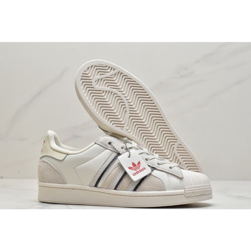 Giày Adidas Superstar Clover Beige GW5921