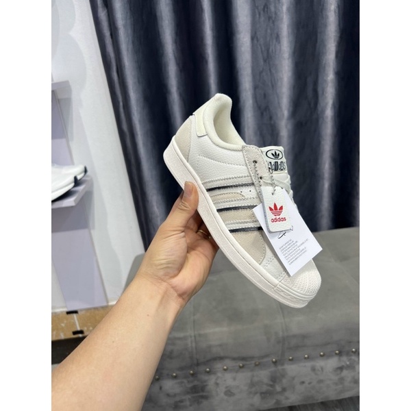 Giày Adidas Superstar Clover Beige GW5921