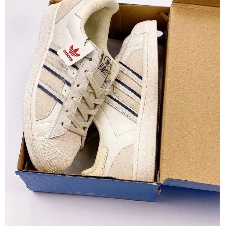 Giày Adidas Superstar Clover Beige GW5921