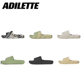 [ CHÍNH HÃNG 100% ] Dép adidas Adilette 22  Dép Đúc Dép Bắp cải 💙 Dép Đi biển HQ6465 [ FREE SHIP FULL BOX ]