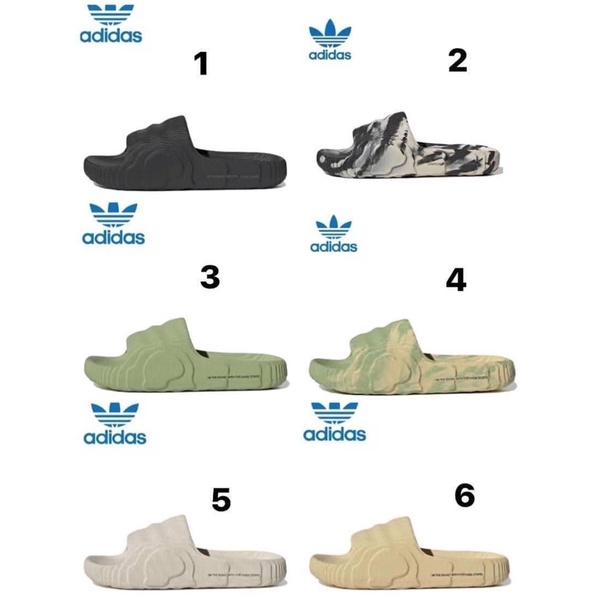 Dép adidas Adilette 22  Dép Đúc Dép Bắp cải 💙 Dép Đi biển HQ6465