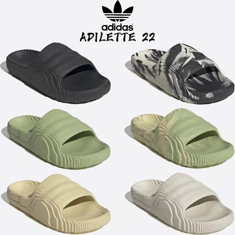 Dép adidas Adilette 22  Dép Đúc Dép Bắp cải 💙 Dép Đi biển HQ6465