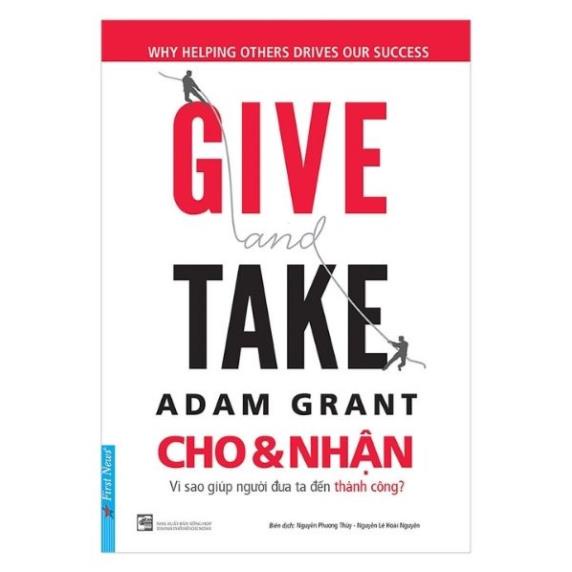 Sách - Combo Cho và nhận (Give and Take) , Dám nghĩ lại (Think again) (Lẻ tùy chọn)