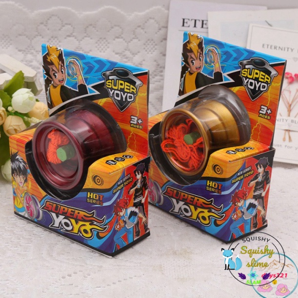 Đồ chơi YOYO spiderman linh thú sắt cho bé, đồ giải trí yo kwon do, giao mẫu ngẫu nhiên