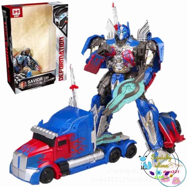Mô Hình Robot Biến Hình SS38 Optimus Prime commander column 6001 quy mô lắp đặt Transformers Optimus