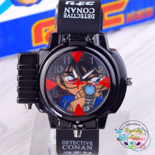 Đồng Hồ Trẻ Conan Đeo Tay Có Laze Cho Bé Trai   thám tử nức danh Edogawa Conan Shinichi