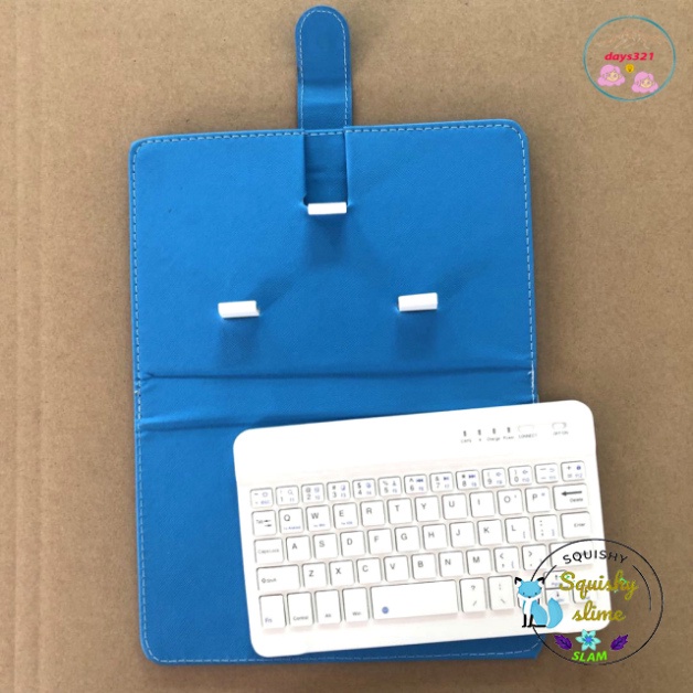 Bao Da Kèm keyboard Bluetooth Cho Iphone / Android 4.5-6.8inch Đa Năng