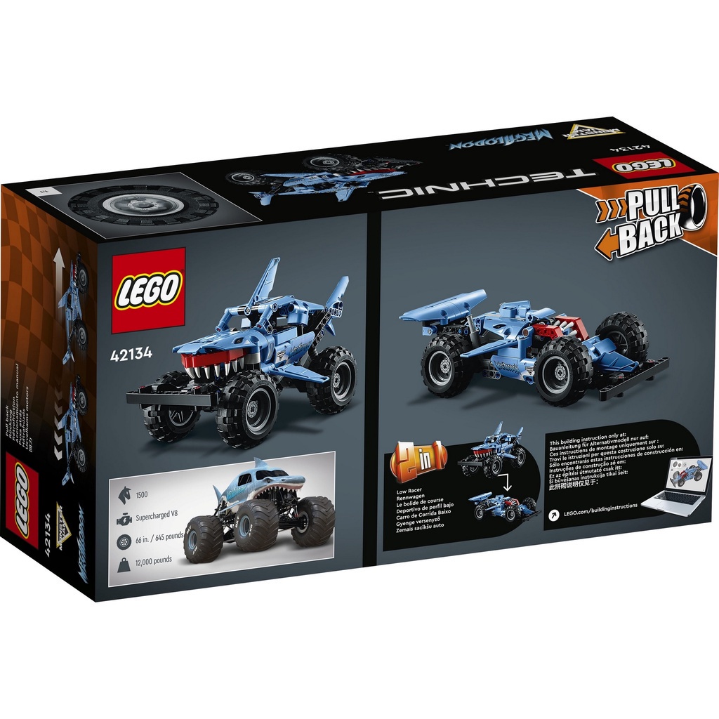 LEGO Technic 42134 Chiến Xe Monster JamTM MegalodonTM (260 chi tiết)