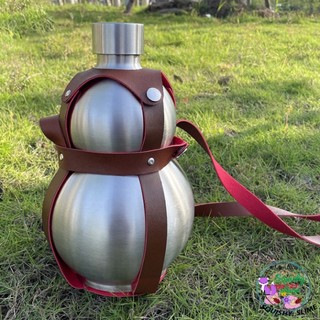 Bình tông inox hồ lô bình đựng rượu xây dựng dạng hồ lô 1,7 lít thực tiễn đo cao cấp