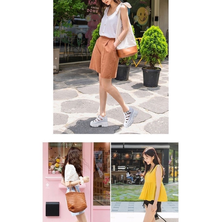 Giày Sandal Đế Dày Thiết Kế Đục Lỗ Thời Trang Mùa Hè 2023 Phong Cách Mới Cho Nữ