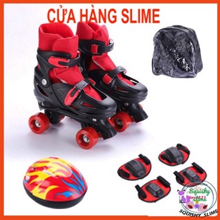 Giày Trượt Patin 4 Bánh 2 hàng chống ngã, Giày patin, patin, patin 4 bánh, patin 2 hàng, ưu đãi bộ tượng trưng chân tay