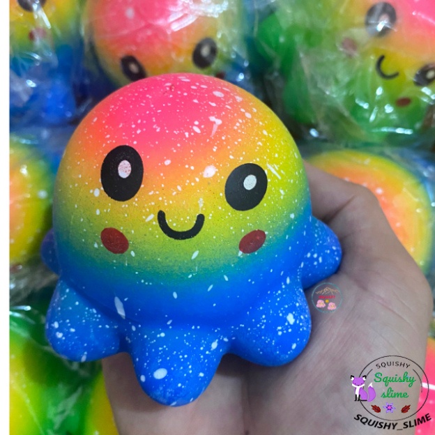 Đồ chơi squishy dẻo hình bạch tuộc dễ thương