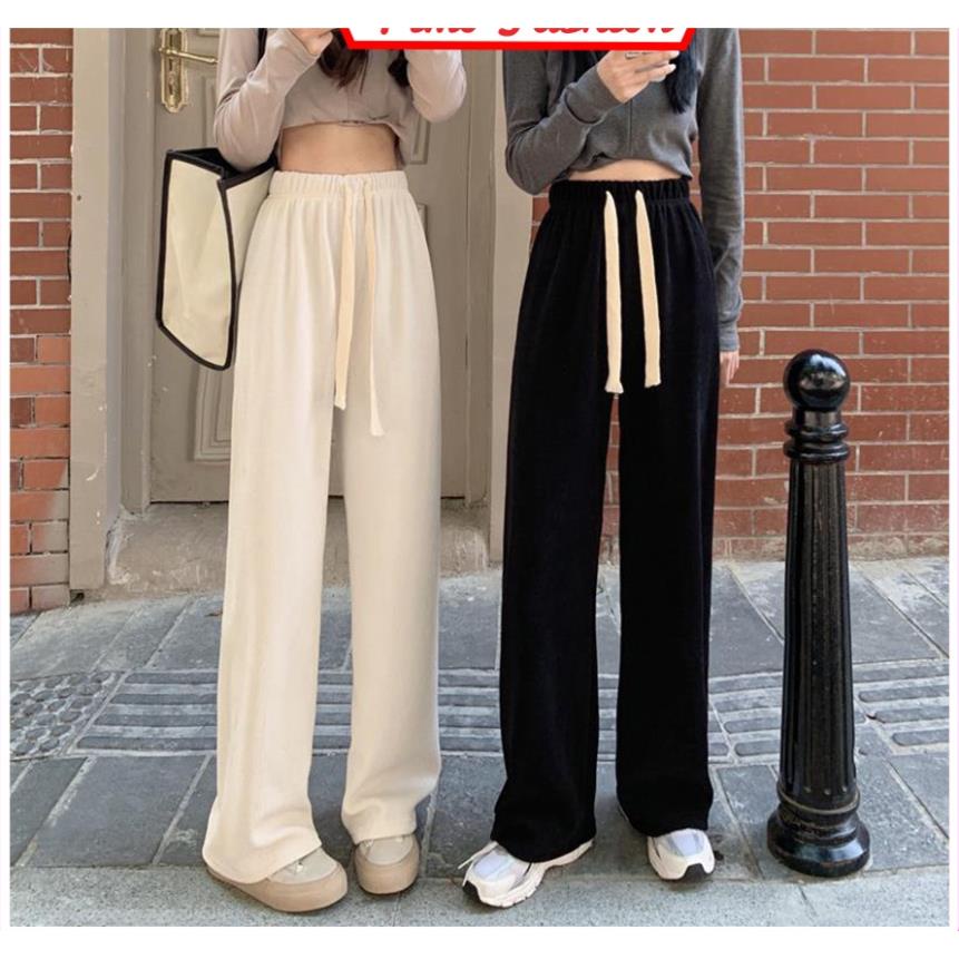 Aa Quần Nhung Tăm Dáng Dài Ống Suông Cạp Chun Bản To Thon Gọn V2 Cực Hot Cực Trẻ Trung Q08 Aa Ok A!