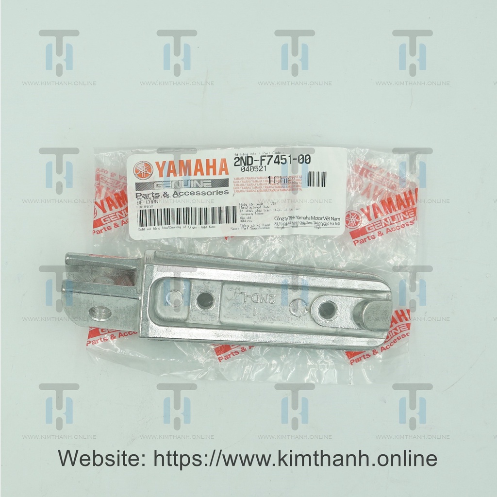 Gác chân trước sắt Exciter 150cc 2015 Yamaha VN _ 2NDF74510000, 2NDF74610000