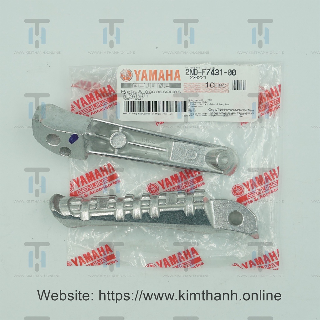 Xếp sau sắt Exciter 150cc 2015 Yamaha VN _ 2NDF74310000, 2NDF74410000
