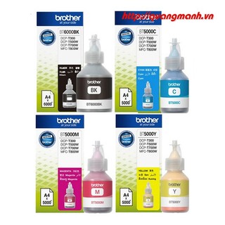 4 màu mực máy in Brother DCP T300, T500W, T700W, MFC T800W