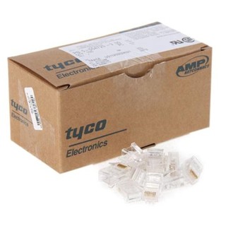 Hạt mạng RJ45 Cat5e Tyco – Hộp 100 Hạt