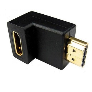 Đầu nối hdmi đổi góc 90 độ đầu âm - đầu dương