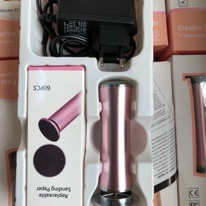 Máy Chà Gót Chân  -Tặng Kèm 60 Miếng Chà + vỏ họp + dây sặc