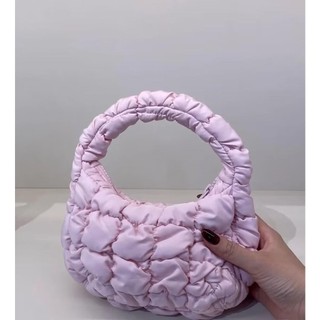 Cos Bag 2023 Phong Cách Mới mini Cloud Bag Túi Cầm Tay Hàn Quốc Túi Bánh Bao Hợp Thời Trang Xếp Ly Túi Xách mini Túi Nhỏ