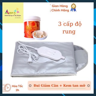 Đai quấn nóng giảm béo ,Đai giảm béo massage 3 cấp độ