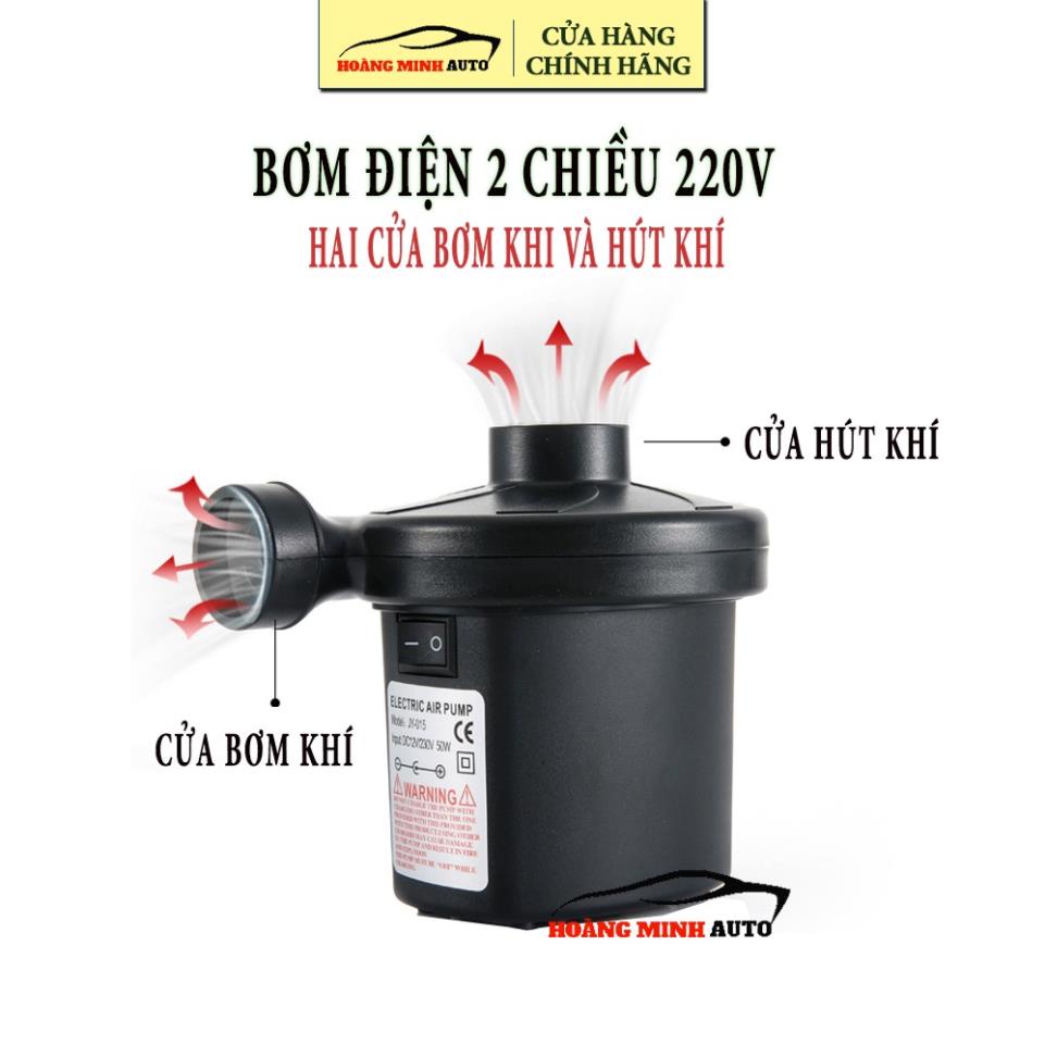 Máy Bơm Hút Đệm Hơi, Phao Bơi, Hồ Bơi, Giường Đệm Hơi Nguồn 220V Công Suất Cực Mạnh