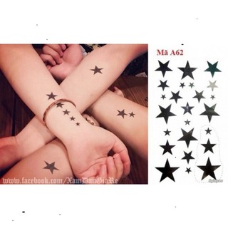 [❌GIÁ SỈ❌] Set 30 tấm dán hình xăm 1652