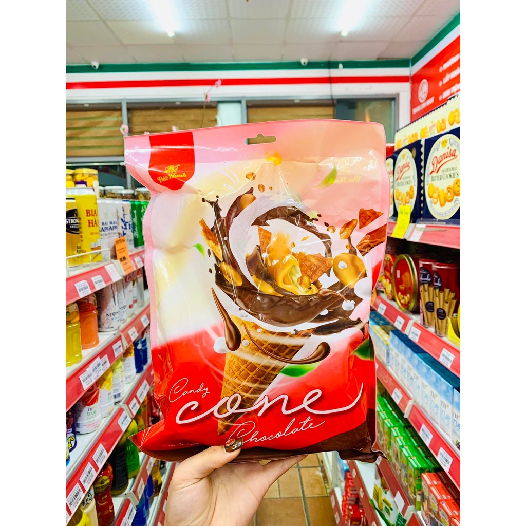 Bánh ốc quế Ice Chocolate Vani Socola Đức Hạnh gói 300g