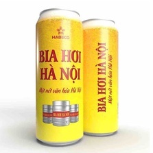 Bia hơi Hà Nội lon 500ml