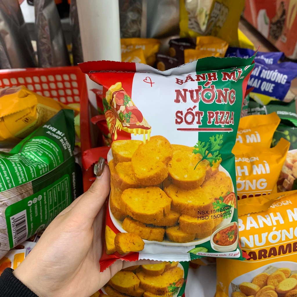 Bánh mì nướng Fresh Garden gói 52g