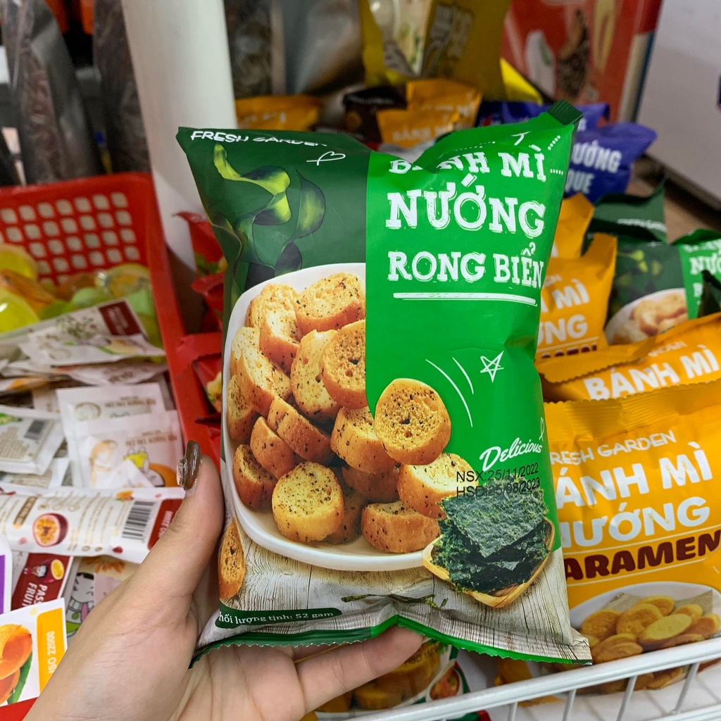 Bánh mì nướng Fresh Garden gói 52g