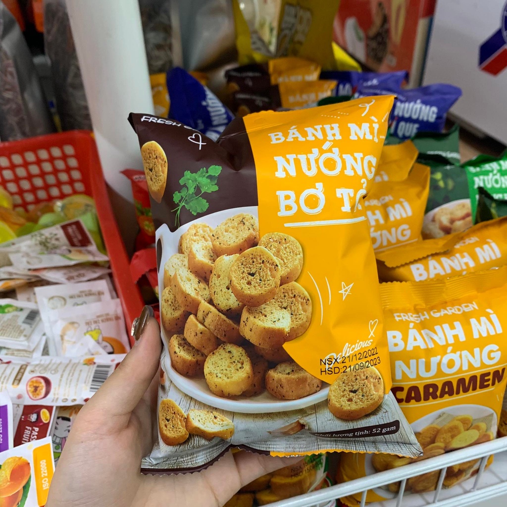 Bánh mì nướng Fresh Garden gói 52g