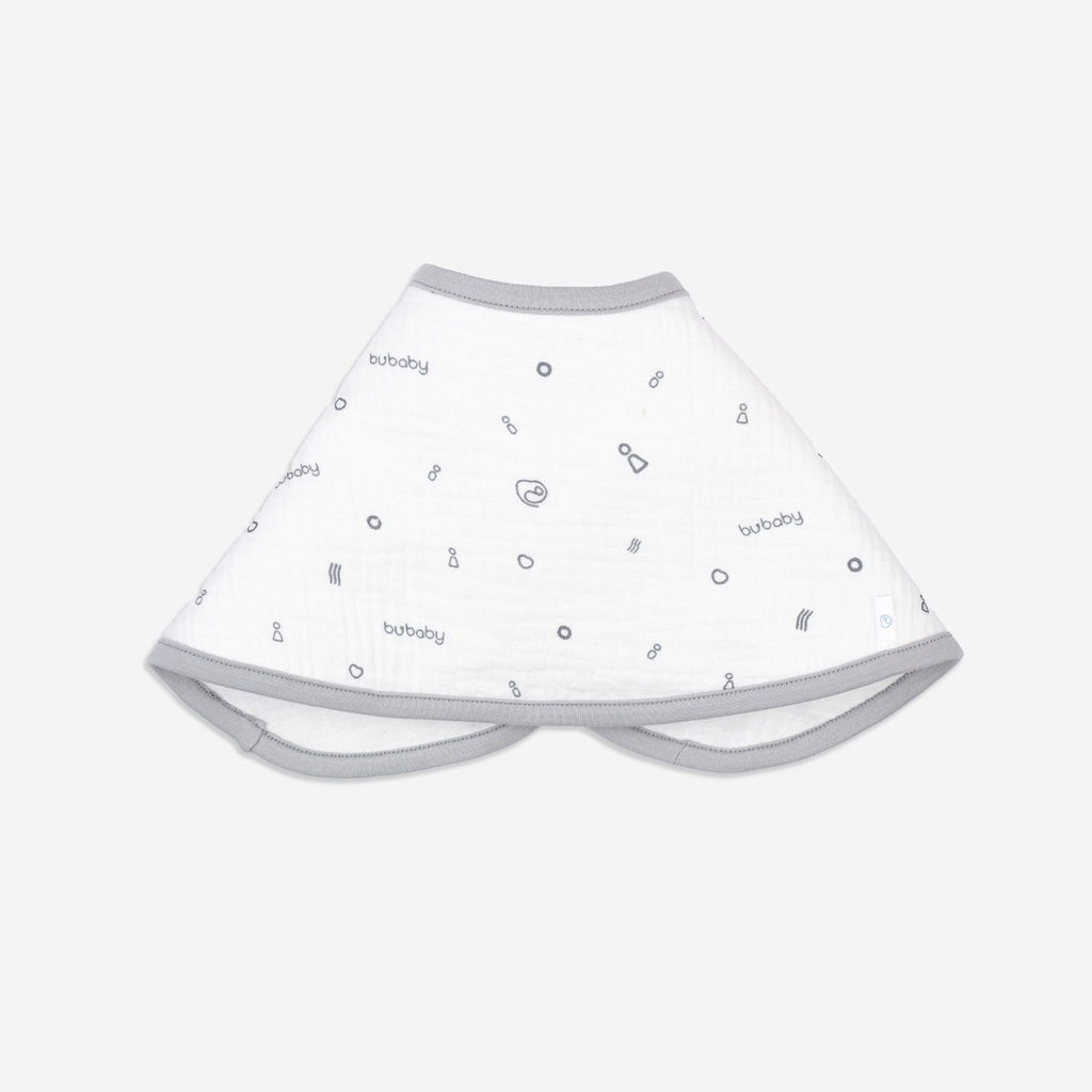 Yếm cho bé đa năng chất liệu Muslin có 2 nút điều chỉnh BU Baby AMU013700